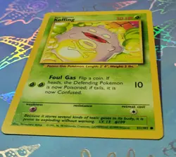 Koffing 51/102 Base Set 1999 Pokemon Card LP - Image 3