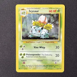 Ivysaur 30/102 Base Set 4th Print Pokemon Card - Image 2