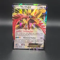 Pokemon TCG Ho-Oh-EX Breakpoint 92/122 Holo Rare Card - Image 1