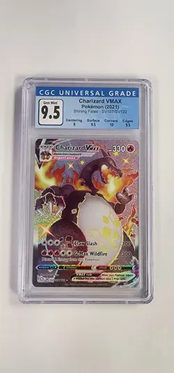 CGC 9.5 GEM Mint (AKA CGC 10) Pokemon Card: Charizard SV107/SV122 - Image 1