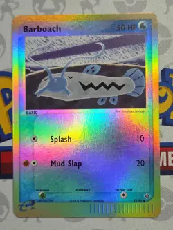 Pokemon TCG EX Dragon Barboach 51/97 Reverse Holo - Image 1