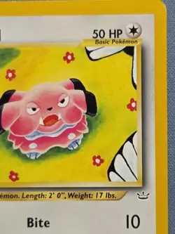 Pokemon TCG Neo Revelation 1st Edition Snubbull 55/64 - Image 3