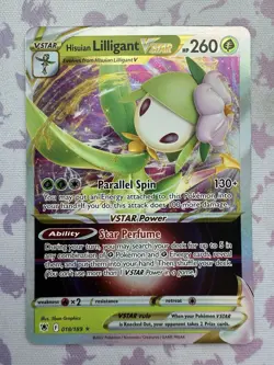 Pokemon TCG Hisuian Lilligant VSTAR Astral Radiance Ultra Rare 018/189 - NM - Image 1