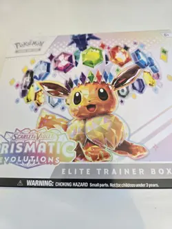 Pokemon TCG Scarlet & Violet Prismatic Evolutions Elite Trainer Box 9 Packs - Image 1