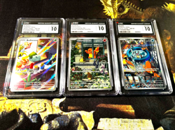 CGC 10 Gem Mint Graded Bulbasaur, Charmander and Squirtle Pokemon TCG 2023-2024 - Image 3