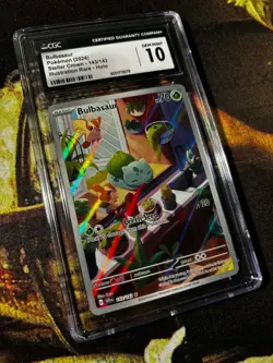 CGC 10 Gem Mint Graded Bulbasaur, Charmander and Squirtle Pokemon TCG 2023-2024 - Image 5