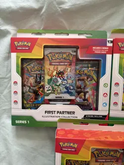 5 X Pokemon TCG: First Partner Illustration Collection: Series 1, Sealed In Hand - Image 2