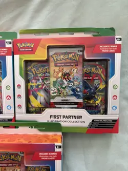 5 X Pokemon TCG: First Partner Illustration Collection: Series 1, Sealed In Hand - Image 3