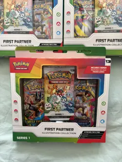5 X Pokemon TCG: First Partner Illustration Collection: Series 1, Sealed In Hand - Image 4