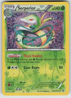 Serperior RC3/RC25 Holo Legendary Treasures: Radiant Collection Pokemon LP - Image 1