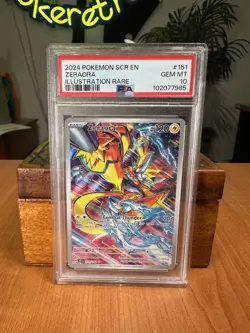 Zeraora 151/142 - Stellar Crown Illustration Rare Pokemon TCG PSA 10 - Image 1