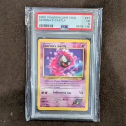 1999 Pokemon Japanese Gym 2 Sabrina's Gastly #92 PSA 5 - Image 1