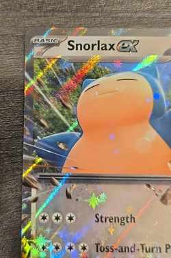 Snorlax ex 076/131 Prismatic Evolutions Stamped Promo Pokemon LP to MP - Image 2