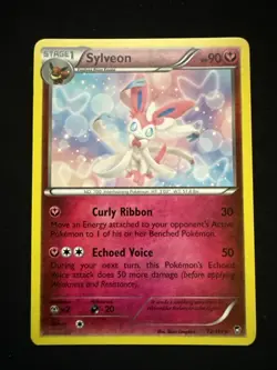 Sylveon 72/111 Rare Non Holo XY Furious Fists Pokemon Card 2014 LP - Image 1