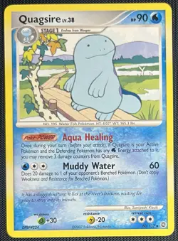 Quagsire 60/132 Pokemon English Diamond & Pearl Secret Wonders 2007 - Image 1