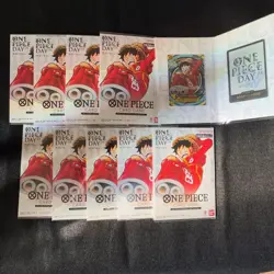 10 set Sealed One Piece Premium Card Collection ONEPIECE DAY 2024 Luffy Promo - Image 1