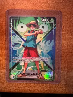 One Piece OP16-022 Monkey D Luffy Alt Art Leader OP16 Ships Today!!! - Image 1