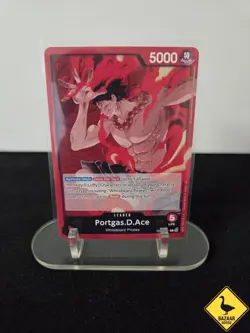 Portgas D. Ace L OP16-001 English-ONE PIECE CCG The Time of Battle - NM - Image 1