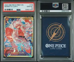 One Piece Monkey D. Luffy PRB01 SEC OP05-119 PSA 10 - Image 3