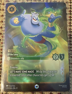 Disney Lorcana Genie - Of the Lamp Enchanted Fabled 229/204 and extras - Image 1
