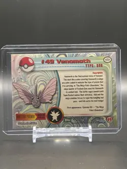 Venomoth #49 Pokemon Card Green Logo NEAR MINT TV Animation - Image 2
