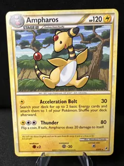 Ampharos 23/95 Non-Holo Call of Legends Pokemon Card 2011 - Image 1