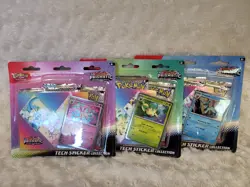 Pokemon TCG Prismatic Evolutions Tech Sticker Collection [Set of 3] Packs Cards - Image 1