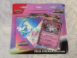 Pokemon TCG Prismatic Evolutions Tech Sticker Collection [Set of 3] Packs Cards - Image 2