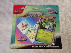 Pokemon TCG Prismatic Evolutions Tech Sticker Collection [Set of 3] Packs Cards - Image 5
