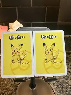 Pokemon TCG babanuki- Pikachu 2 Card Lot- Japanese - Image 1