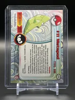 METAPOD #11 Pokemon Card Green Logo NEAR MINT TV Animation - Image 2