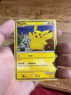 Pikachu World Collection 2010 Blue Edition 9 Card Set Promo Holo Mixed Languages - Image 4