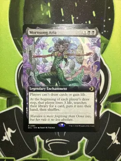 Mornsong Aria MTG Magic The Gathering Extended Art Rare Lorwyn Eclipsed NM - Image 1