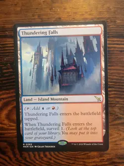 MTG Thundering Falls - Murders at Karlov Manor - [NM] - English - Non-Foil - Image 1