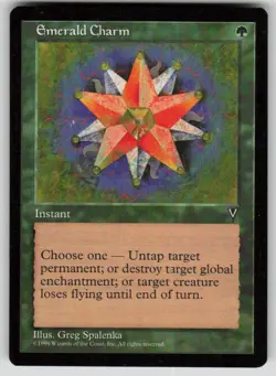Emerald Charm Common Visions 106 MTG Near Mint - Image 1