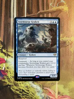 Near Mint Stormsurge Kraken Commander Masters - Image 1