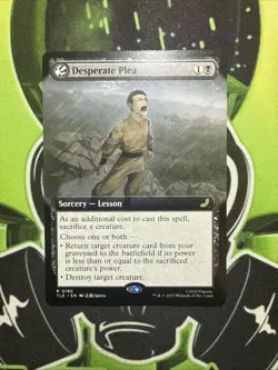 Desperate Plea R0185 Extended Art Rare Avatar The Last Airbender NM MTG - Image 1