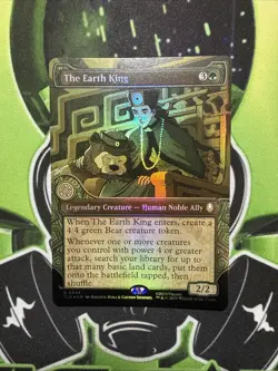 MTG – Avatar – The Earth King (Showcase Foil) - Rare 0344 - Image 1