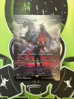 Barnabas Tharmr /Kraum, Ludevic's Opus -(Borderless) MTG FIN 0056 Final Fantasy - Image 1