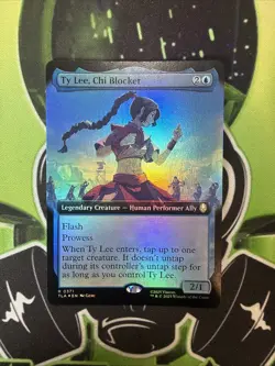 Ty Lee, Chi Blocker - FOIL Extended Rare - MTG Avatar TLA - 0371 NM - Image 1