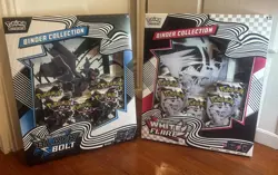 Pokemon Black Bolt and White Flare Binder Collection New Factory Sealed - Image 1