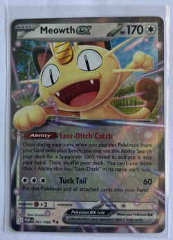 Meowth EX 062/088 Perfect Order Basic 170 HP 60 Attack Holo Pokemon TCG - Image 1