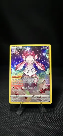 Diancie Pokemon TCG Crown Zenith Galarian Gallery Holo Card GG13/GG70 Ultra Rare - Image 1