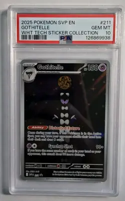 Pokemon SV Black Star Promo #211 Gothitelle PSA 10 Gem Mint (2025) - Image 1