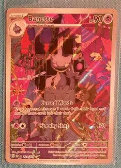 Pokemon TCG Banette 234/217 Illustration Rare Holo Mint Condition - Image 1