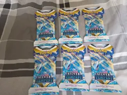 X 6 Pokemon Silver Tempest Sleeved Booster Packs - Brand New - Image 1