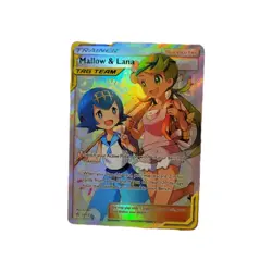Pokemon TCG Mallow & Lana Full Art Holo Card 231/236 Sm-Cosmic Eclipse - Image 1