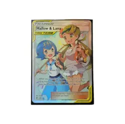 Pokemon TCG Mallow & Lana Full Art Holo Card 231/236 Sm-Cosmic Eclipse - Image 3