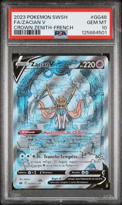 PSA 10 Zacian V GG48/GG70 Pokemon EB12.5 : Zenith Supreme - Francais - Image 1