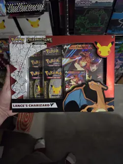 Pokemon TCG Celebrations Collection Lance's Charizard V Box 820650101625 - Image 1